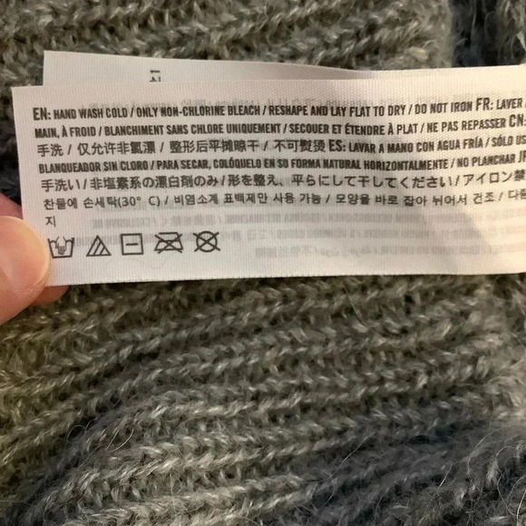 ABERCROMBIE & FITCH Wool/Alpaca Cable Knit Sweater Size S - Picture 12 of 16